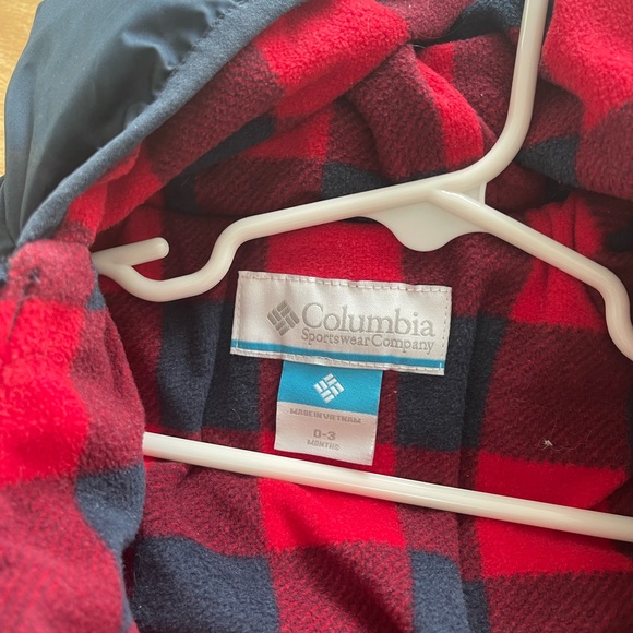 Columbia baby bunting puffer snow suit navy size 0-3 months - Picture 3 of 4